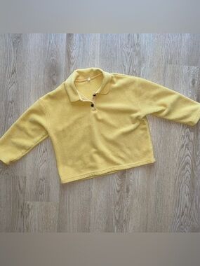 Yellow Fleece Sweater